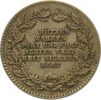 Preview: Ohne Jahrgang - Sitzende Helvetia - Jeton Messing